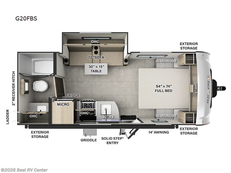 New 2026 Forest River Rockwood Geo Pro G20FBS available in Turlock, California