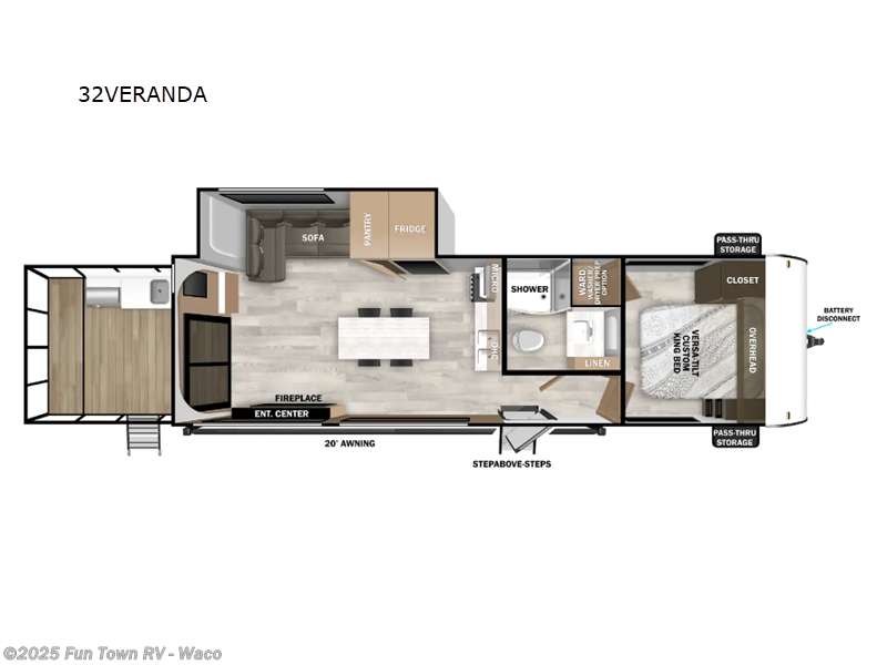 New 2025 Forest River Salem 32VERANDA available in Hewitt, Texas