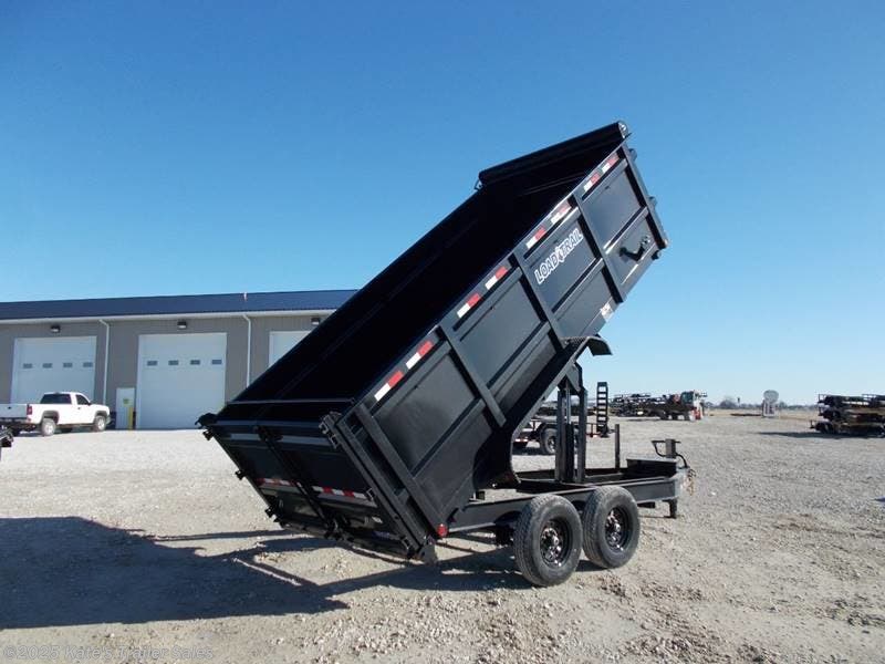 Dump 2020 Load Trail 16' Dump Trailer 48 Tall Sidewalls, Tarp, Ramps