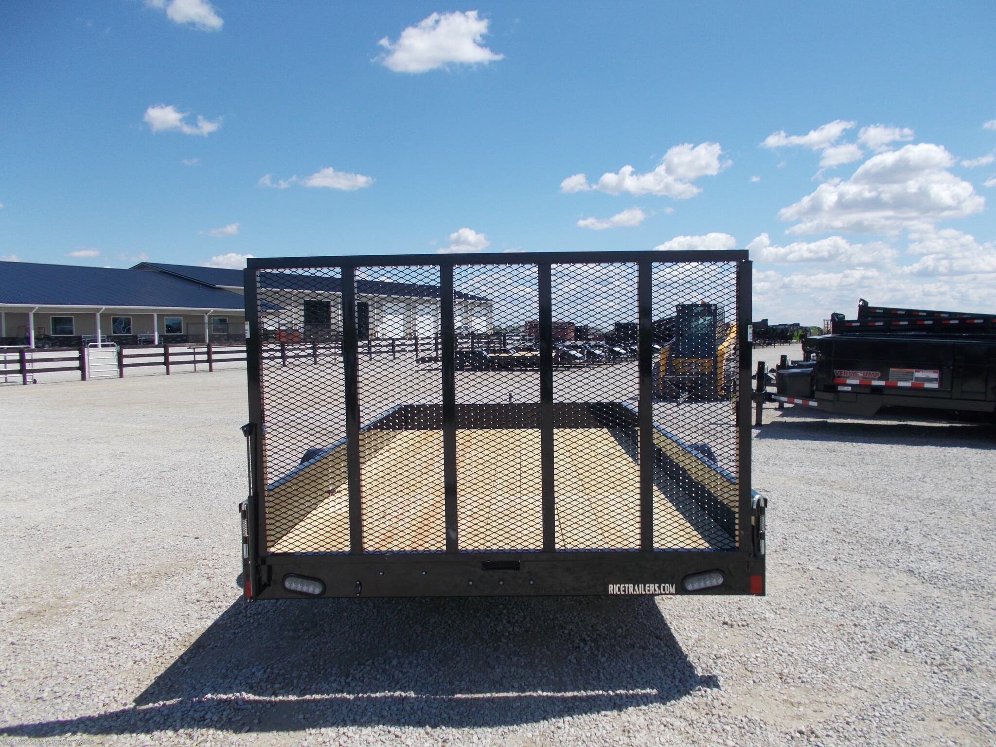 Utility Trailer 2021 Rice Trailers Stealth 82X14' Single Axle Solid