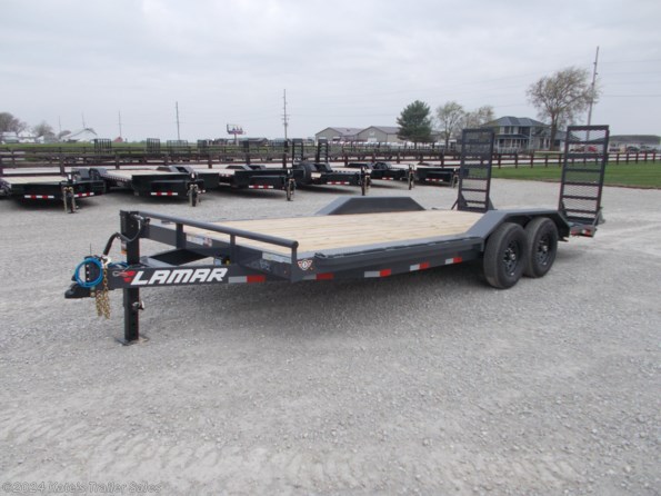 2022 Lamar 102X20' Equipment Trailer Drive Over Fenders 14K available in Arthur, IL