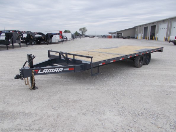2022 Lamar 102X22' Deckover Trailer Flatbed Equipment available in Arthur, IL