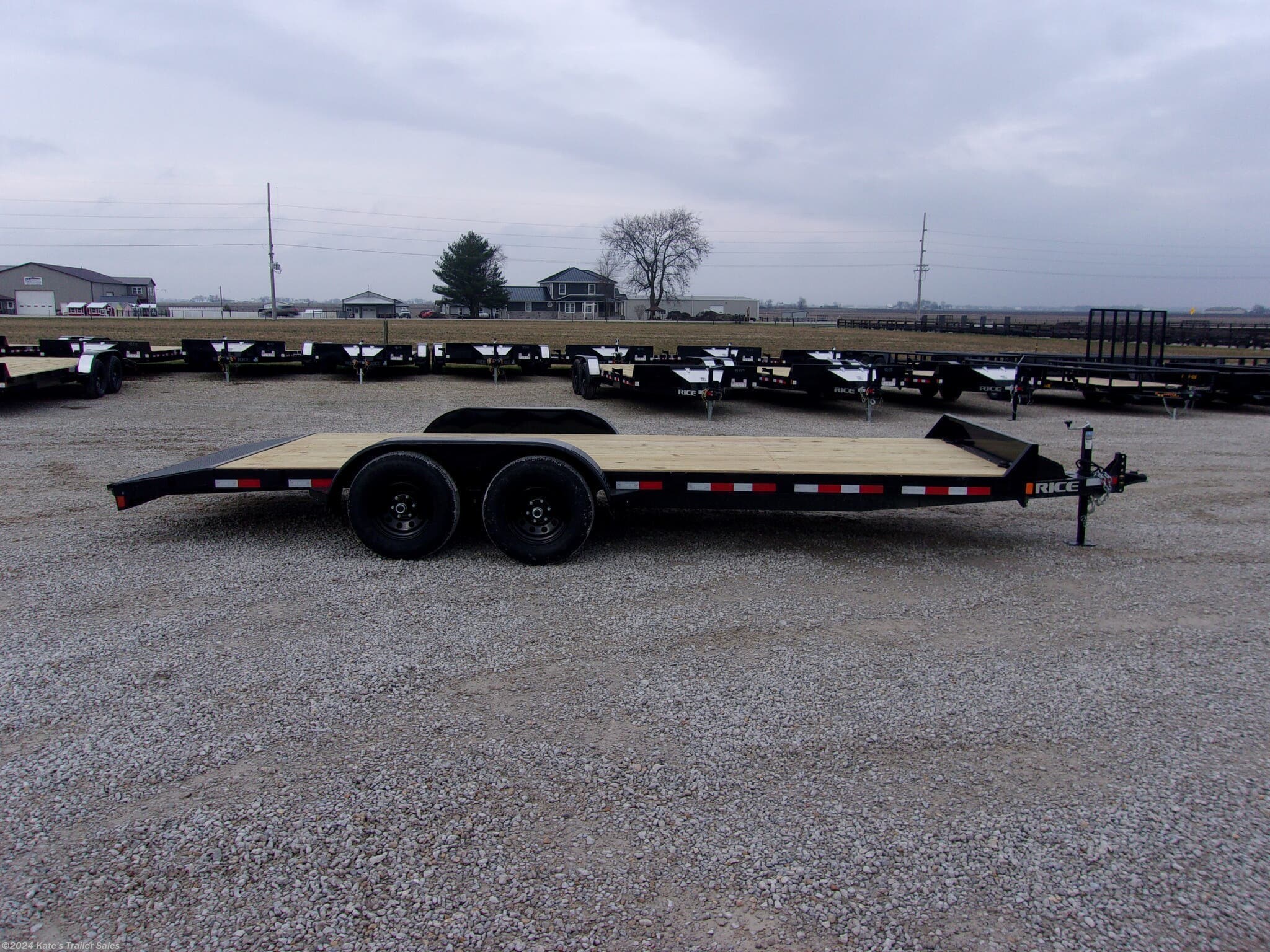 6x20 Car Hauler Trailer for sale | New Rice Trailers 9.9k Car Hauler ...