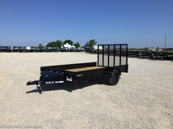2022 Rice Trailers Stealth 76X12 Solid Side Single Axle w Toolbox available in Arthur, IL