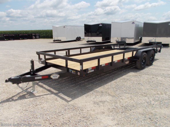 2024 H&H 20' Utility Trailer 82X20 W/Spring Loaded Gate available in Arthur, IL