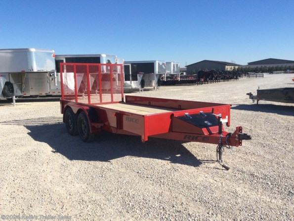 2024 Rice Trailers Tandem Stealth 82X14 Solid Side Tandem Axle w Toolbox available in Arthur, IL