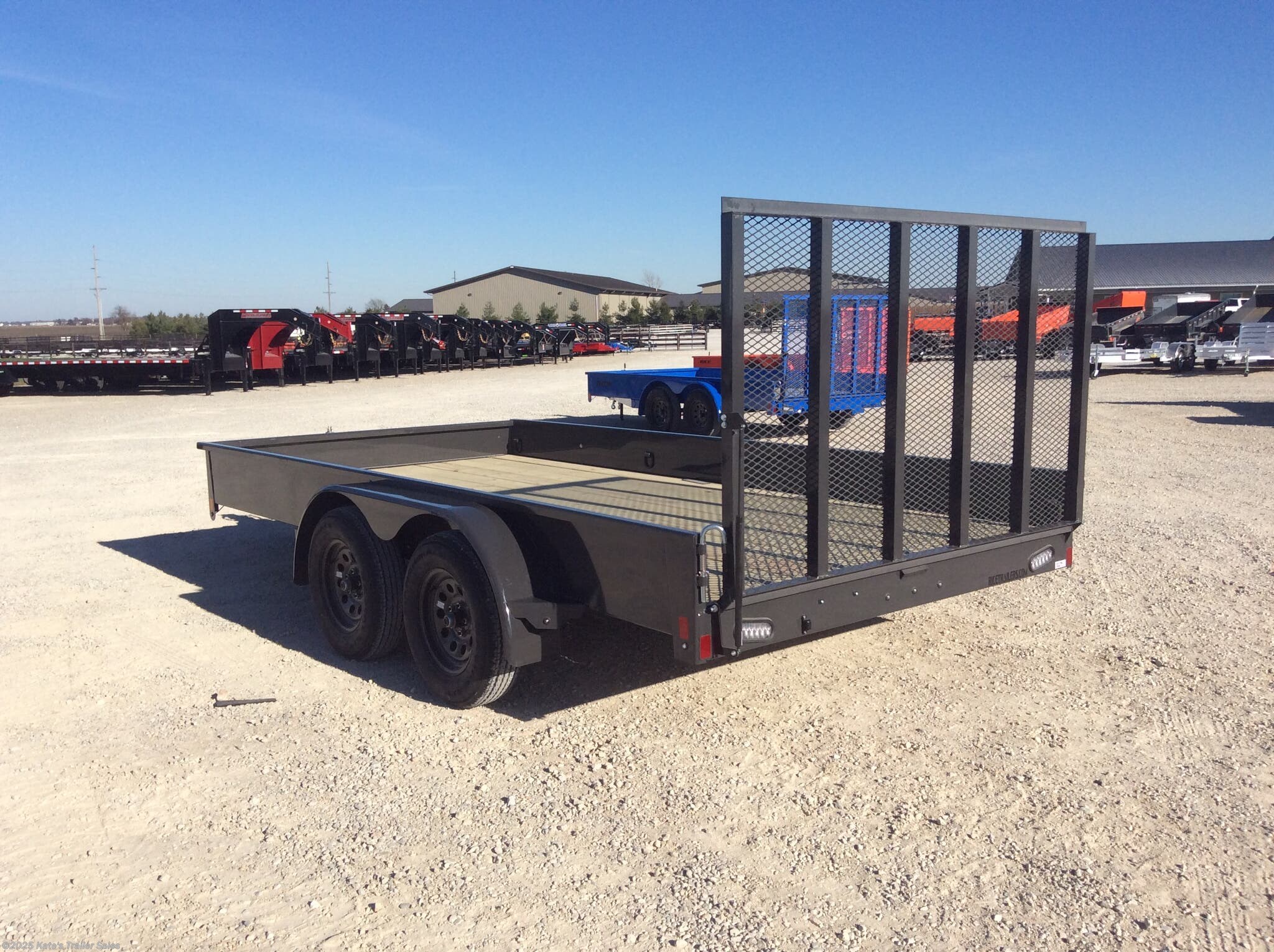 6x14 Utility Trailer For Sale New Rice Trailers Tandem Stealth 82x14 Solid Side Tandem Axle W 8683