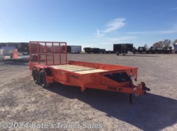 2024 Rice Trailers Tandem Stealth 82X16 Solid Side Tandem Axle w Toolbox