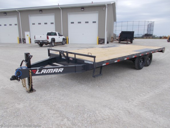 2024 Lamar 102X20' Deckover Trailer Flatbed Equipment available in Arthur, IL