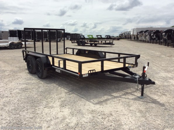 2024 Midsota 14' Utility Trailer 82X14 W/Spring Loaded Gate available in Arthur, IL