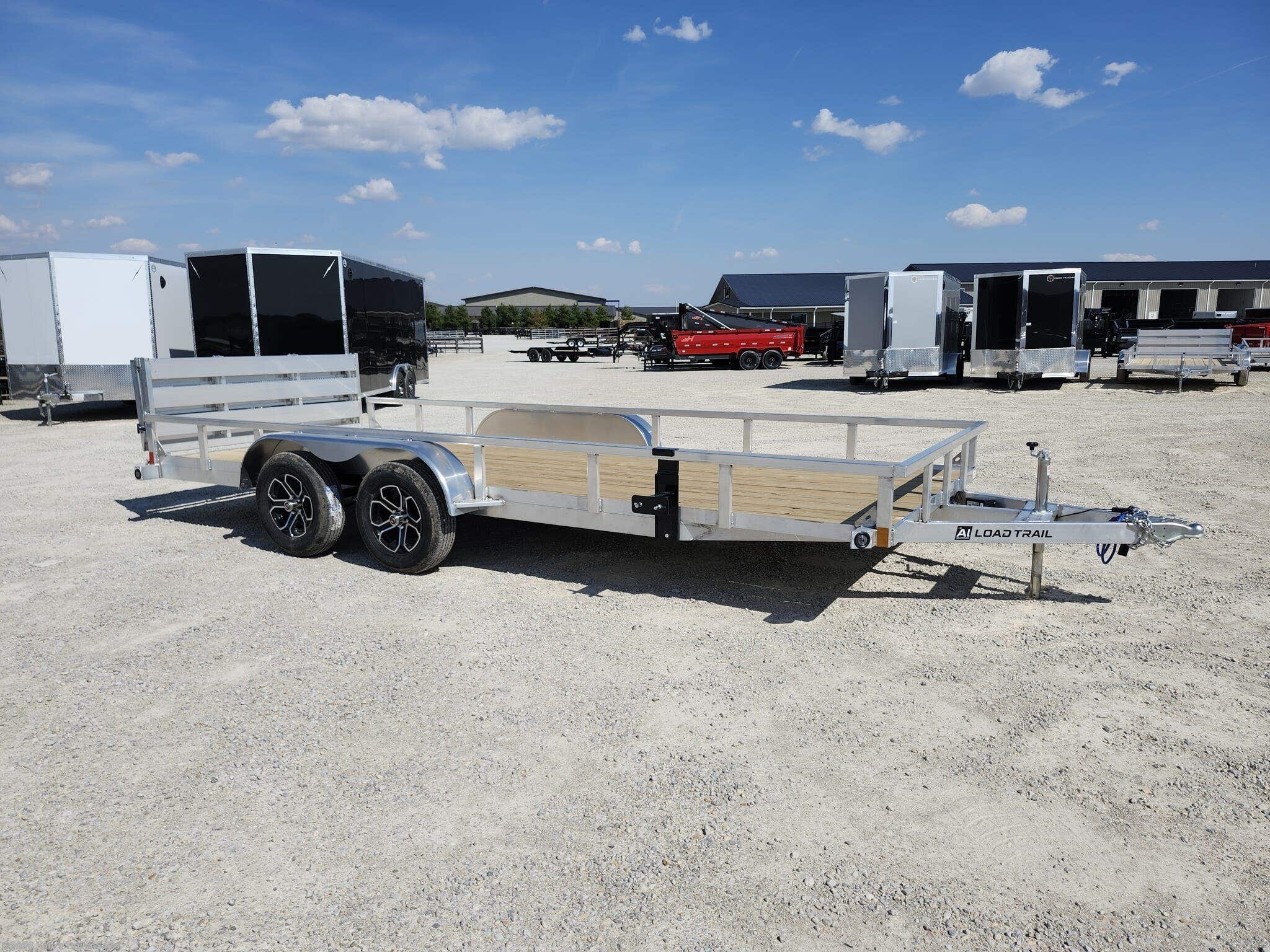 2026 Load Trail 83X18 Tandem Axle Aluminum Utility / Bi-Fold Gate