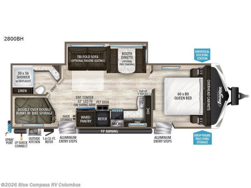 Used 2019 Grand Design Imagine 2800BH available in Delaware, Ohio