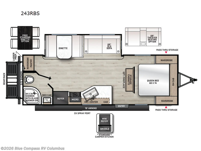 Used 2025 Coachmen Catalina Legacy Edition 243RBS available in Delaware, Ohio