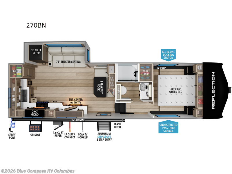 New 2027 Grand Design Reflection 150 Series 270BN available in Delaware, Ohio