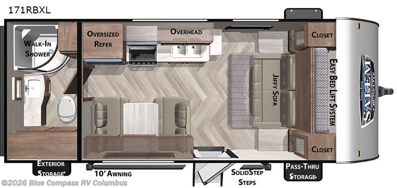Used 2020  Forest River Salem Cruise Lite 171RBXL by Forest River from Blue Compass RV Columbus in Delaware, OH
