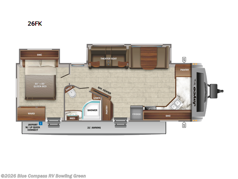 Used 2023 Jayco White Hawk 26FK available in Bowling Green, Kentucky