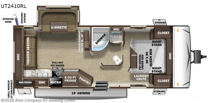 Used 2020 Highland Ridge Open Range Ultra Lite UT2410RL available in Bowling Green, Kentucky