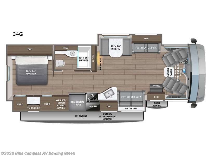 New 2026 Jayco Precept 34G available in Bowling Green, Kentucky