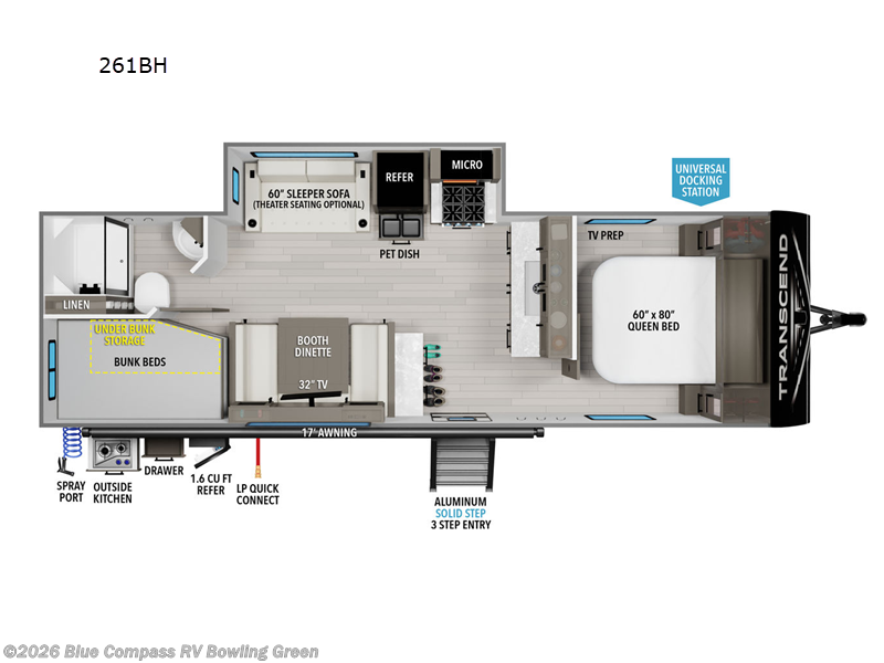 Used 2024 Grand Design Transcend Xplor 261BH available in Bowling Green, Kentucky