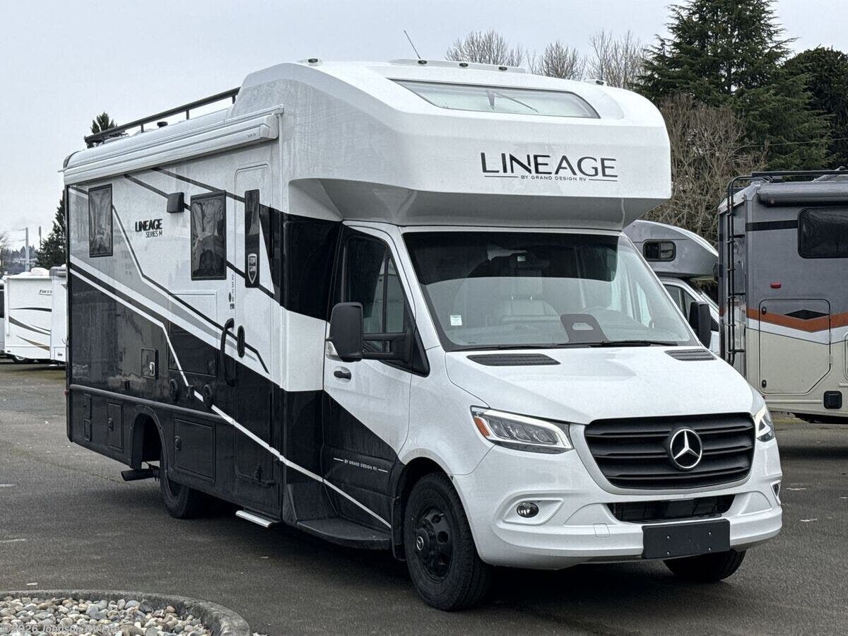 New 2026 Grand Design Lineage Series M FW 25 *Theater Seating *StarLink *Black Out Pkg available in Fife, Washington