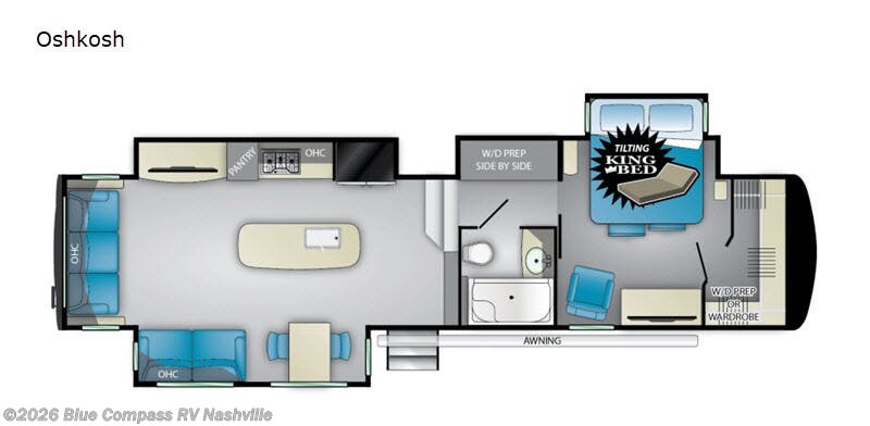 Used 2020 Heartland Landmark 365 Oshkosh available in Lebanon, Tennessee