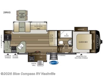 Used 2019 Keystone Cougar Half-Ton Series 29RKS available in Lebanon, Tennessee