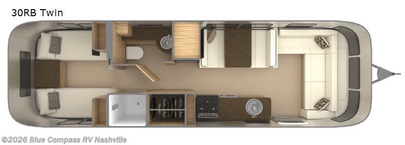 Used 2019 Airstream Flying Cloud 30RB Twin available in Lebanon, Tennessee