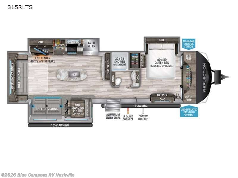 Used 2022 Grand Design Reflection 315RLTS available in Lebanon, Tennessee