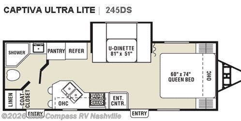 Used 2008 Coachmen Captiva Ultra Lite 245DS available in Lebanon, Tennessee