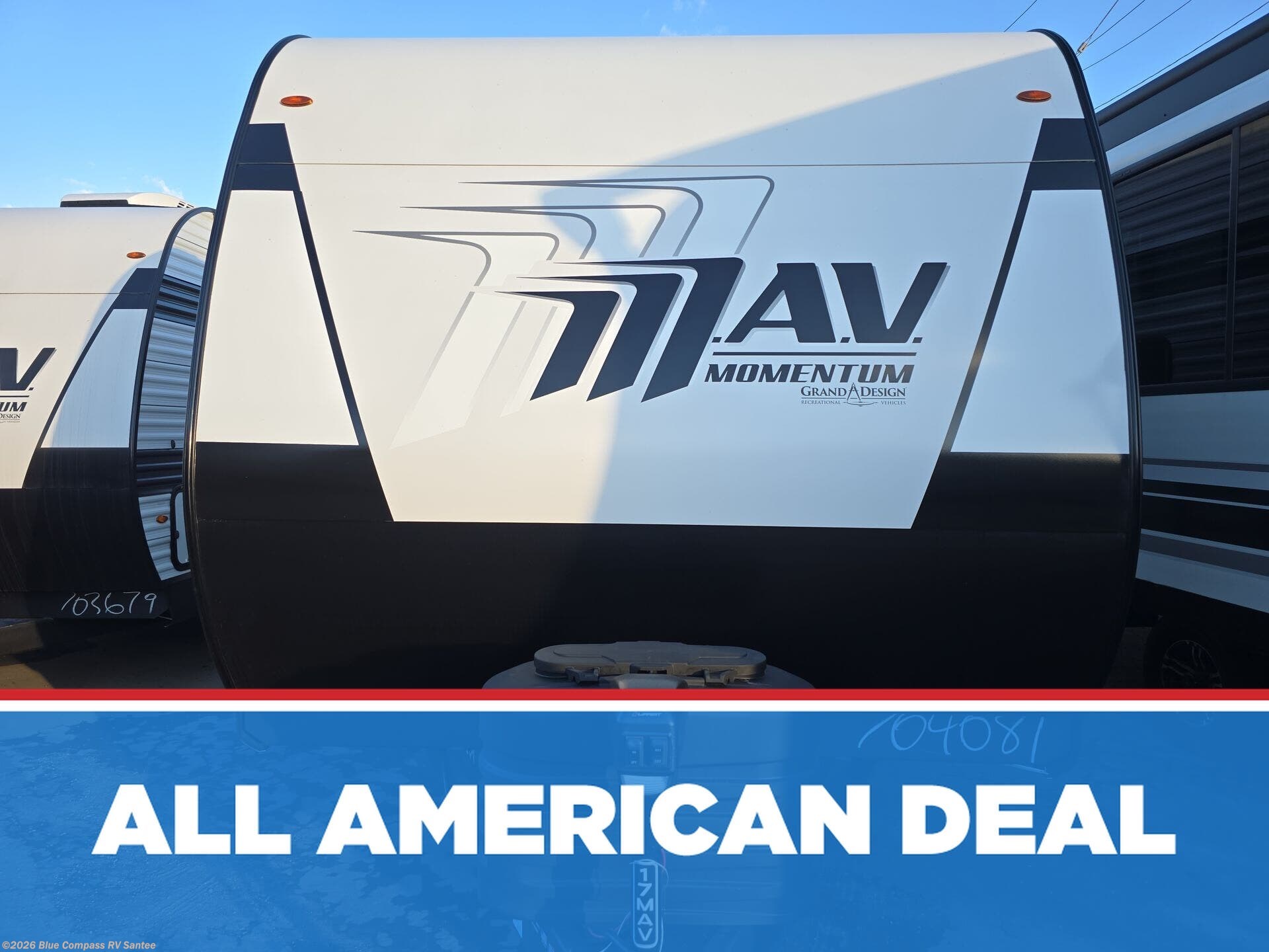 New 2026 Grand Design Momentum MAV 17MAV available in Santee, California