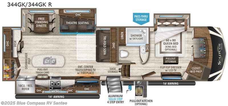 Used 2020 Grand Design Solitude 344GK available in Santee, California
