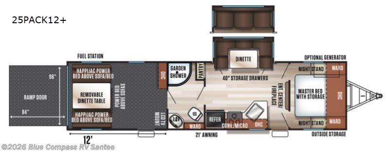 Used 2018 Forest River Cherokee Wolf Pack 25PACK12plus available in Santee, California
