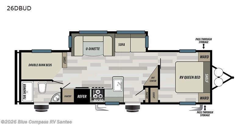 Used 2021 Forest River Salem 26DBUD available in Santee, California