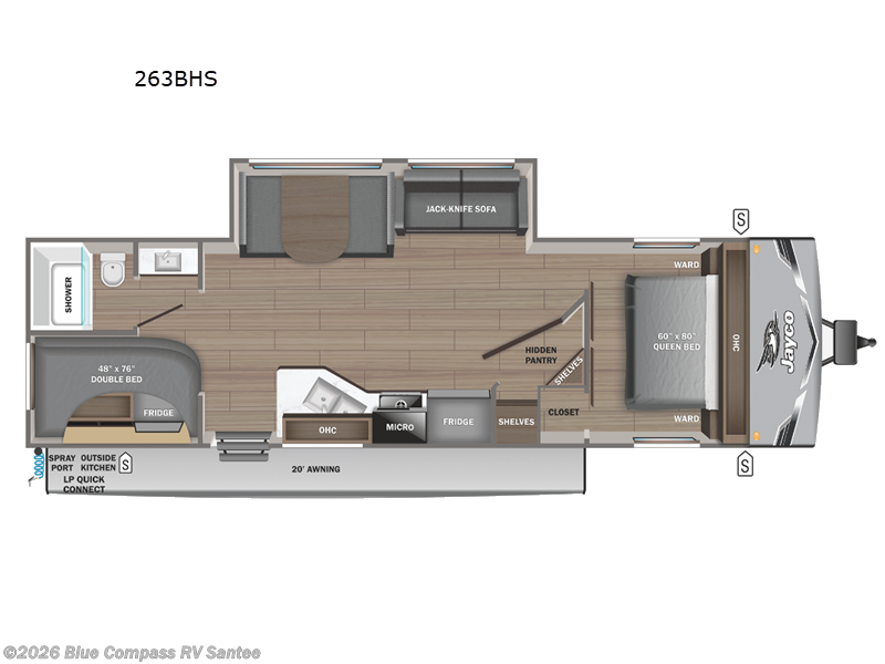 Used 2025 Jayco Jay Flight SLX 263BHS available in Santee, California