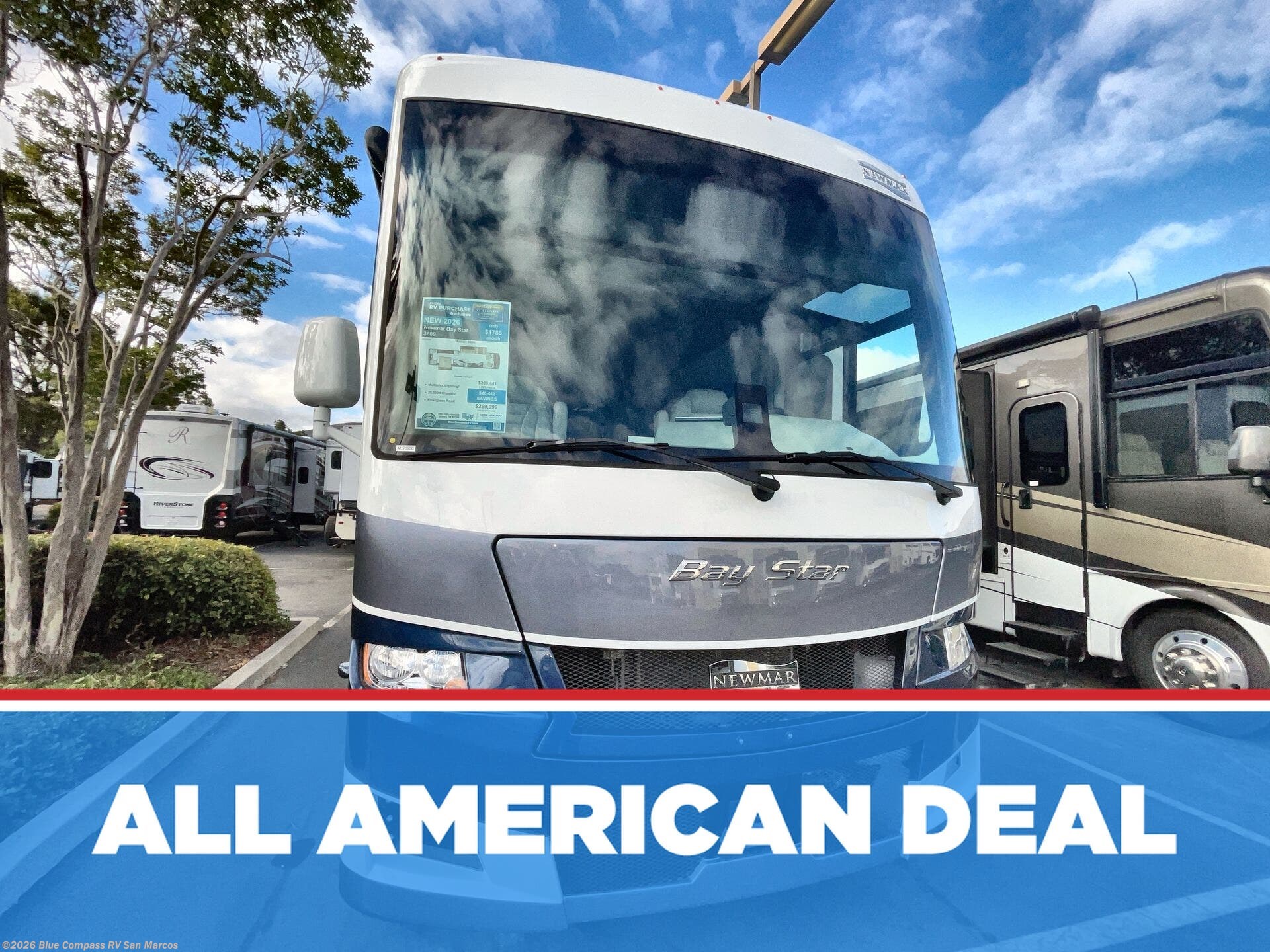 New 2026 Newmar Bay Star 3609 available in San Marcos, California
