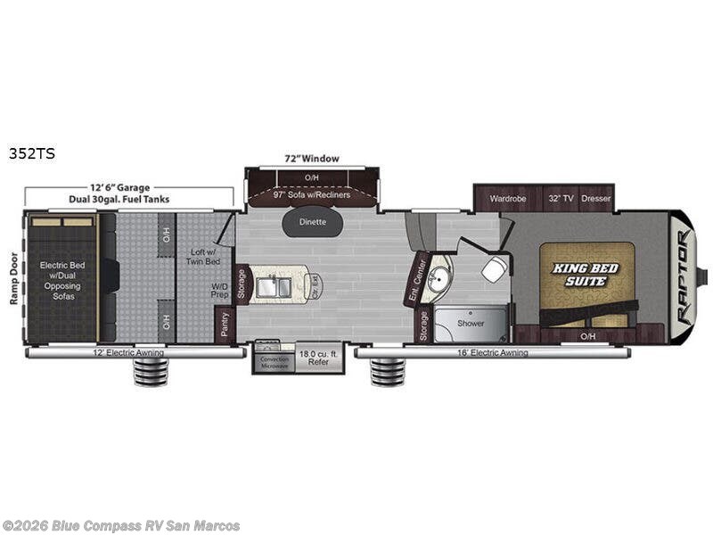 Used 2017 Keystone Raptor 352TS available in San Marcos, California