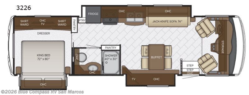 Used 2019 Newmar Bay Star 3226 available in San Marcos, California