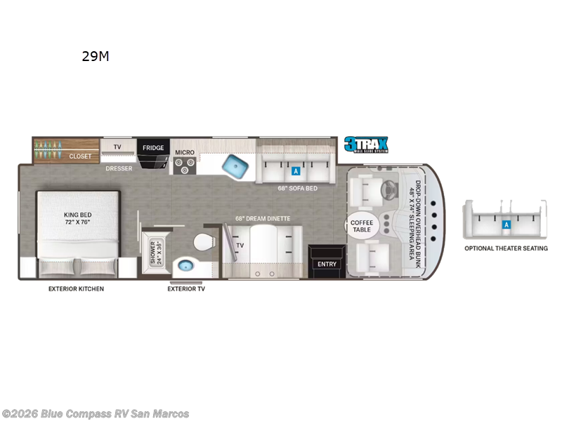 Used 2024 Thor Motor Coach Hurricane 29M available in San Marcos, California