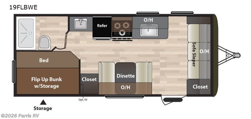 Used 2018 Keystone Hideout 19FLBWE available in Murray, Utah