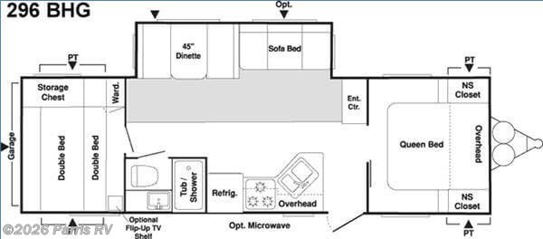 Used 2005  Keystone Springdale 296 BHG by Keystone from Parris RV in Murray, UT