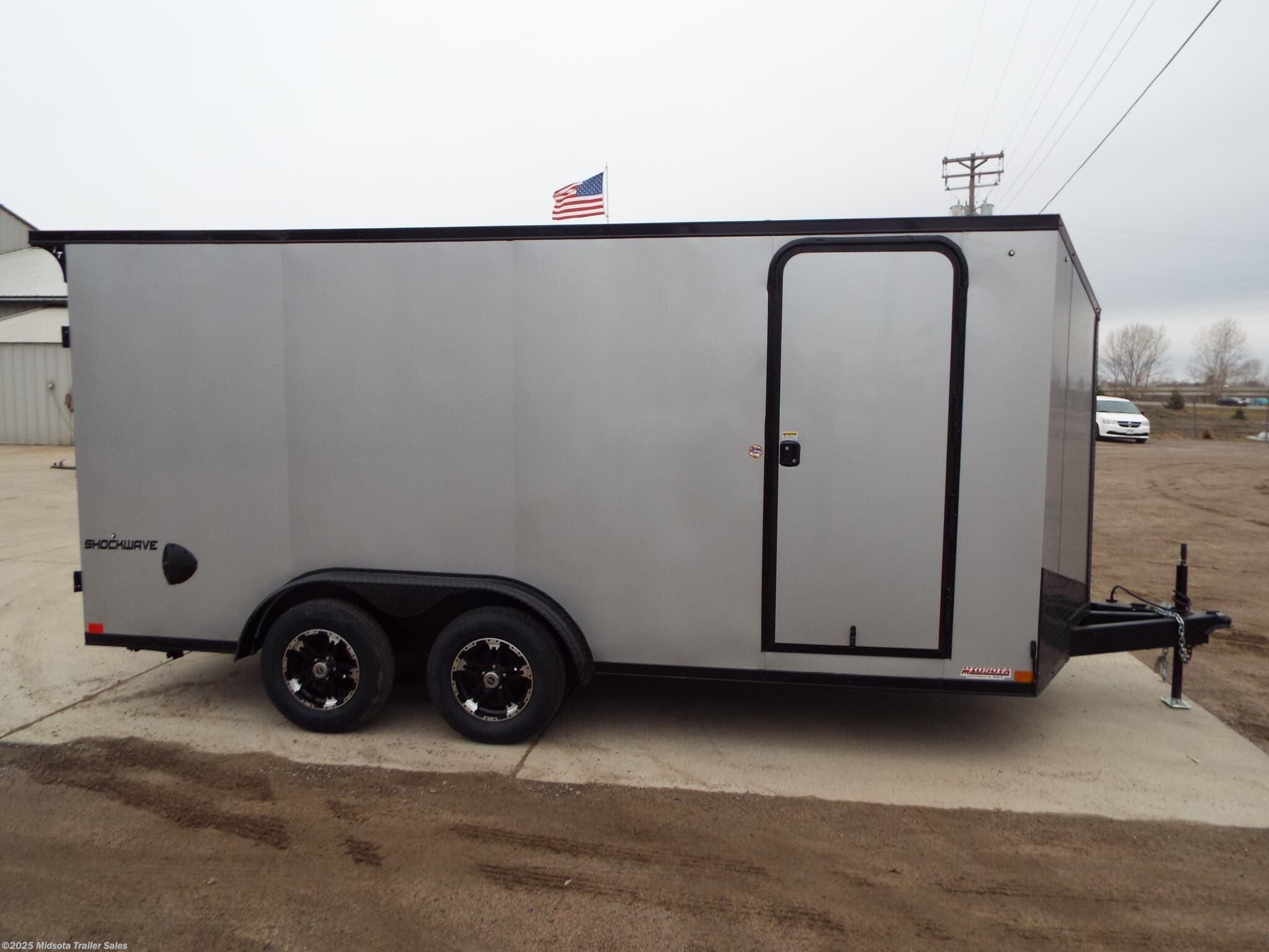 Cargo Trailer 2021 Impact Trailers SHOCKWAVE 7.5' x 16' Steel