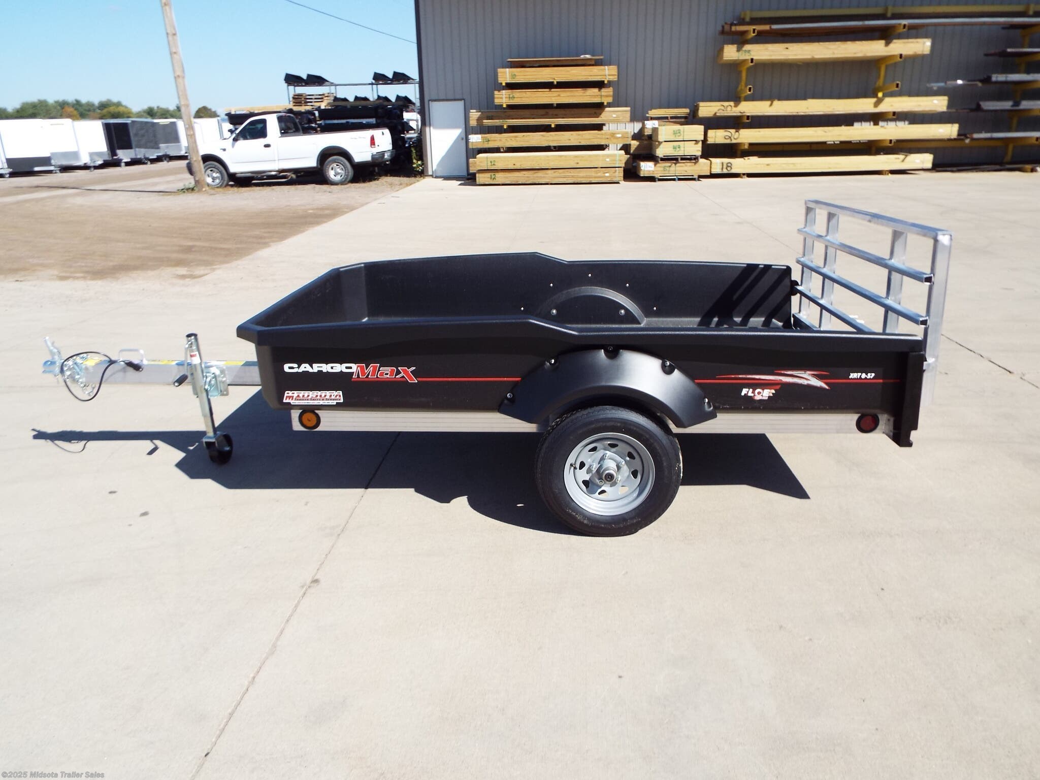 2022 FLOE Cargo Max 8'x57" Aluminum Utility Trailer 4x8 FLOE8x57