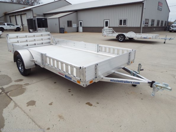 2022 Mission Trailers 80''X14' Aluminum Utility Trailer available in Avon, MN