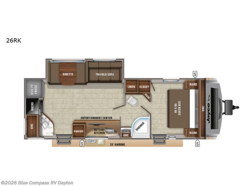 Used 2019 Jayco White Hawk 26RK available in New Carlisle, Ohio