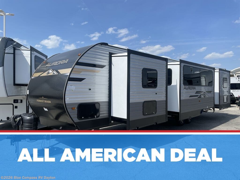 New 2026 Forest River Aurora 34BHTS (2 Queen Beds) available in New Carlisle, Ohio