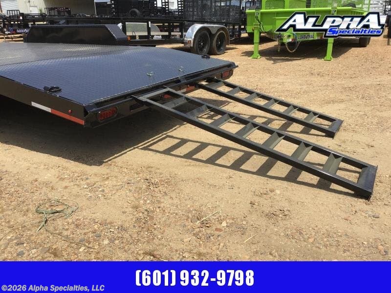 7x20 Car Hauler Trailer for sale New Caliber 20' Car Hauler Flatbed