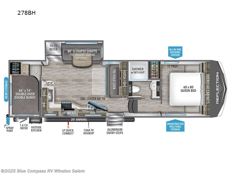 Used 2023 Grand Design Reflection 150 Series 278BH available in Rural Hall, North Carolina