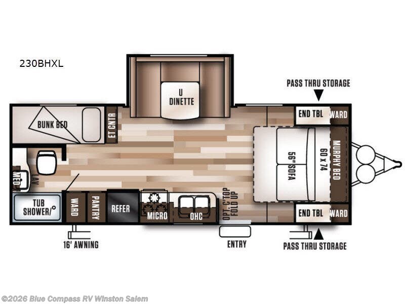 Used 2018 Forest River Wildwood X-Lite 230BHXL available in Rural Hall, North Carolina