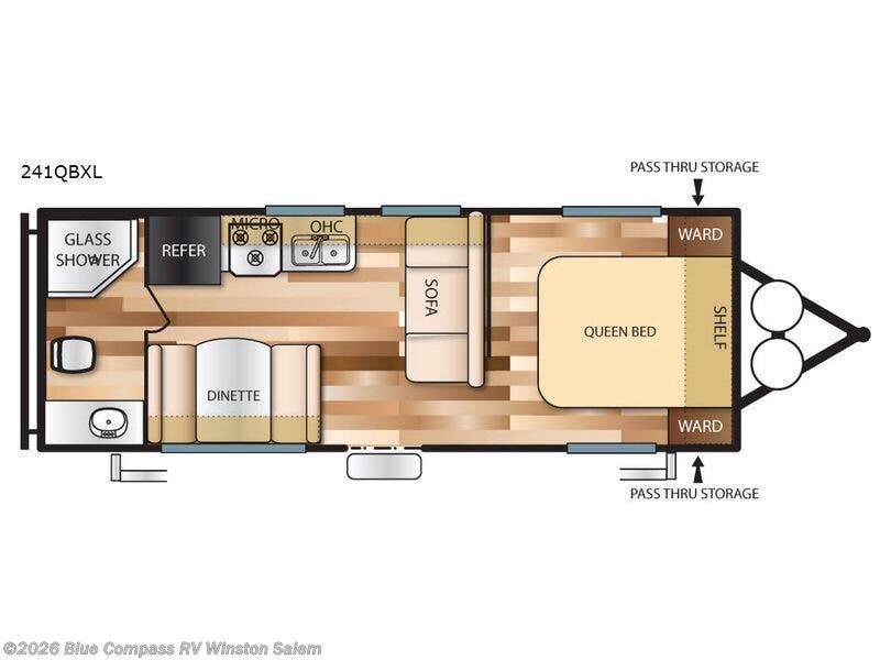 Used 2018 Forest River Salem Cruise Lite 241QBXL available in Rural Hall, North Carolina