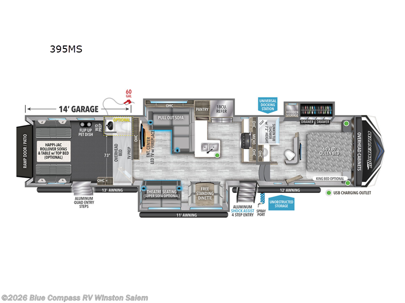 Used 2023 Grand Design Momentum M-Class 395MS available in Rural Hall, North Carolina